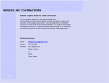Tablet Screenshot of mendezinc.com